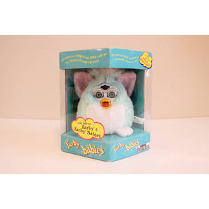 New! Electronic FURBY Babies 1999 Limited Edition sealed box # 70-940 White Blue